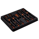 Bahco Phillips Pozidriv Slotted Square Standard Screwdriver Set 10-Piece B219.010