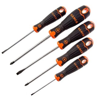 Bahco Phillips and Slotted Standard Screwdriver Set 8-Piece B219.008