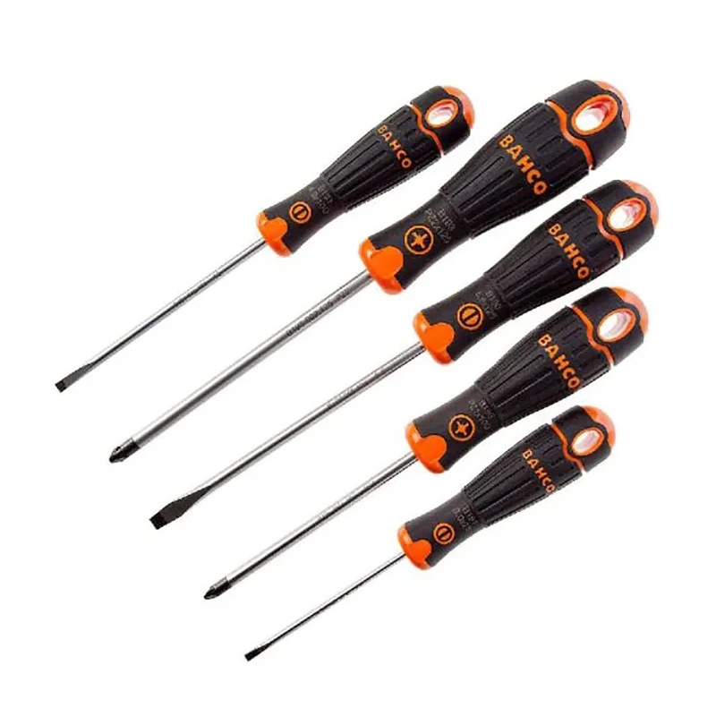 Bahco Phillips and Slotted Standard Screwdriver Set 8-Piece B219.008