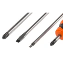 Bahco Phillips Pozidriv Slotted Square Standard Screwdriver Set 10-Piece B219.010