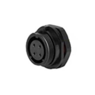 RS PRO Industrial Circular Connector 4 Contacts Front Mount Socket Female IP68 500V 5A 124-6654