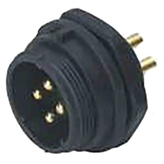 RS PRO Circular Connector 3 Contacts Front Mount Socket Male Threaded IP68 500V 10A Polyamide 66 124-6656