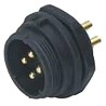 RS PRO Circular Connector 3 Contacts Front Mount Socket Male Threaded IP68 500V 10A Polyamide 66 124-6656