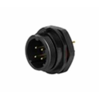 RS PRO Industrial Circular Connector 2 Contacts Front Mount Socket Male IP68 500V 10A 124-6655