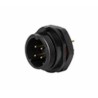 RS PRO Industrial Circular Connector 2 Contacts Front Mount Socket Male IP68 500V 10A 124-6655