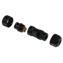 RS PRO Circular Connector, 2 Contacts, Cable Mount, Plug, Female, IP68, 17 mm Shell, Gold Plated Brass Contacts 124-6658