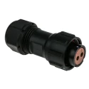 RS PRO Circular Connector, 2 Contacts, Cable Mount, Plug, Female, IP68, 17 mm Shell, Gold Plated Brass Contacts 124-6658
