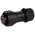 RS PRO Circular Connector 3 Contacts Cable Standard Plug Female IP68 500V 10A Threaded Crimp Termination 124-6659