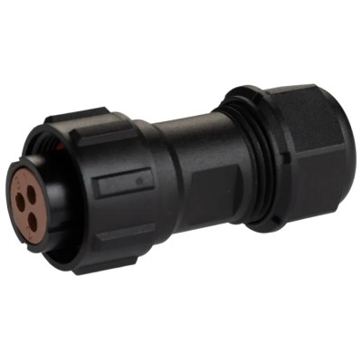 RS PRO Circular Connector 3 Contacts Cable Standard Plug Female IP68 500V 10A Threaded Crimp Termination 124-6659
