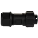 RS PRO Circular Connector 3 Contacts Cable Standard Plug Female IP68 500V 10A Threaded Crimp Termination 124-6659