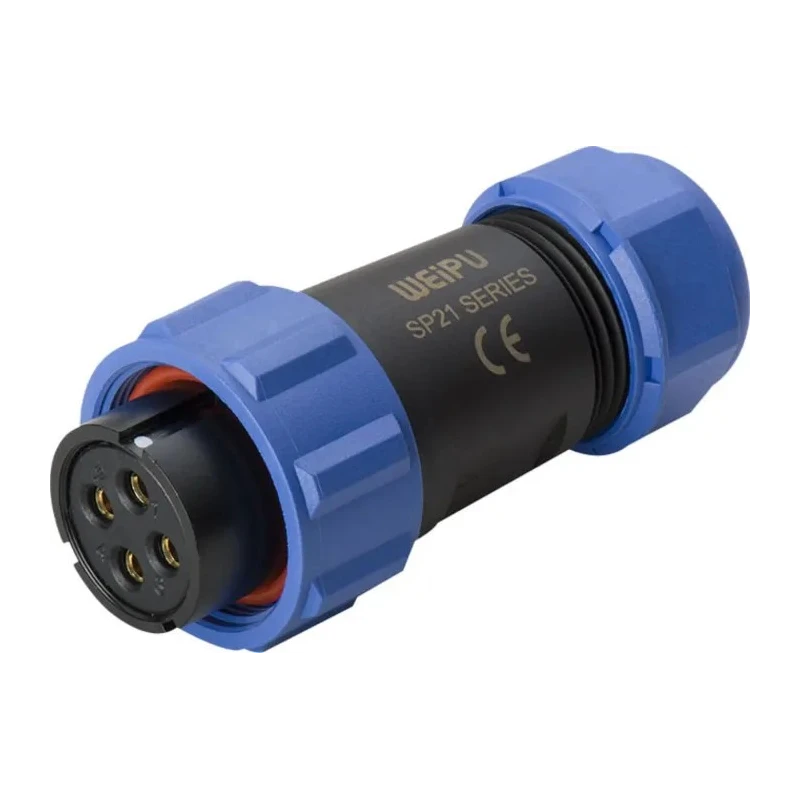 RS PRO Industrial Circular Connector 5 Contacts Cable Plug Female IP68 Threaded 500V 10A 124-6685