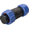 RS PRO Industrial Circular Connector 3 Contacts Cable Mount Plug Female IP68 500V 10A 124-6684
