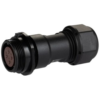 RS PRO Circular Connector Cable Mount, 4 Contacts, Standard Size, Plug and Socket, Male/Female, , Threaded Mating IP68