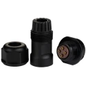 RS PRO Circular Connector Cable Mount, 4 Contacts, Standard Size, Plug and Socket, Male/Female, , Threaded Mating IP68