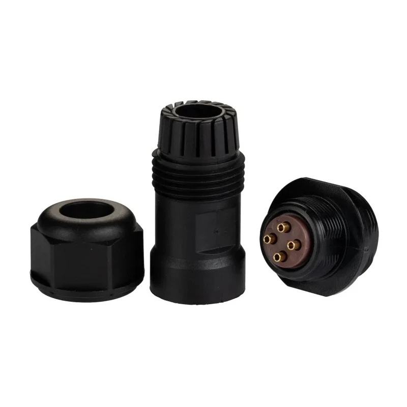 RS PRO Circular Connector Cable Mount, 4 Contacts, Standard Size, Plug and Socket, Male/Female, , Threaded Mating IP68