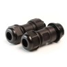RS PRO Industrial Circular Connector Cable Mount 2 Contacts Male/Female Threaded Plug Socket Rating 500V 10A Standard IP68