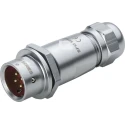 RS PRO Circular Connector 3 Contacts Cable M12 Socket Male IP67 250V 13A Solder Push Pull 124-6714