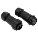 RS PRO Circular Connector, 4 Contacts, Cable Mount, Threaded, IP68, 10A, 500V, Polyamide 66 & Polycarbonate Housing IP68