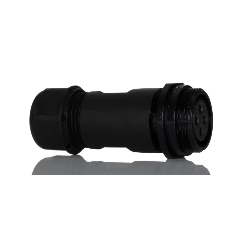 RS PRO Circular Connector, 4 Contacts, Cable Mount, Threaded, IP68, 10A, 500V, Polyamide 66 & Polycarbonate Housing IP68