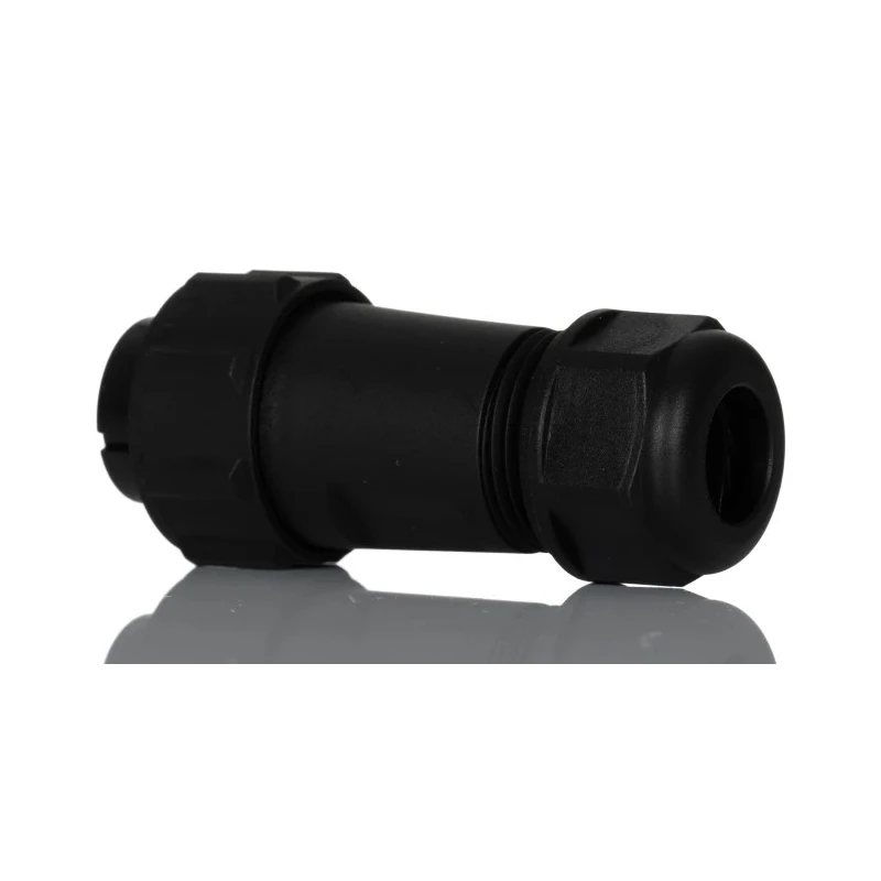 RS PRO Circular Connector, 4 Contacts, Cable Mount, Threaded, IP68, 10A, 500V, Polyamide 66 & Polycarbonate Housing IP68