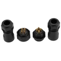 RS PRO Circular Connector, 4 Contacts, Cable Mount, Threaded, IP68, 10A, 500V, Polyamide 66 & Polycarbonate Housing IP68
