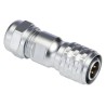 RS PRO Industrial Circular Connector 4 Contacts Cable Mount Plug Male 200V IP67 Chrome Plated Brass 124-6745