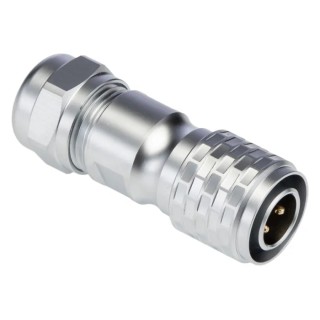 RS PRO Circular Connector, 3 Contacts, Cable Mount M12 Plug, Male, IP67, Solder Termination 124-6744