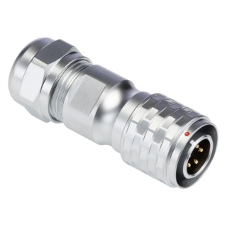 RS PRO Industrial Circular Connector, 5 Contacts, Cable Mount, M12 Size, Male Plug, IP67, 180V, 5A, Push Pull 124-6746