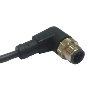 RS PRO Male 4 Way M12 Right Angle to Unterminated Free End Sensor Actuator Cable 2 m 124-7073
