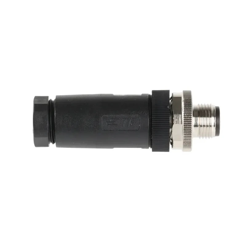 TE Connectivity Circular Connector, 4 Contacts, Cable Mount, M12 Size, Plug Male, IP67 Rating, Screw T4111002041-000