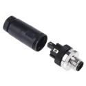 TE Connectivity Circular Connector 5 Contacts Cable M12 Plug Male IP67 Nylon Housing T4111002051-000
