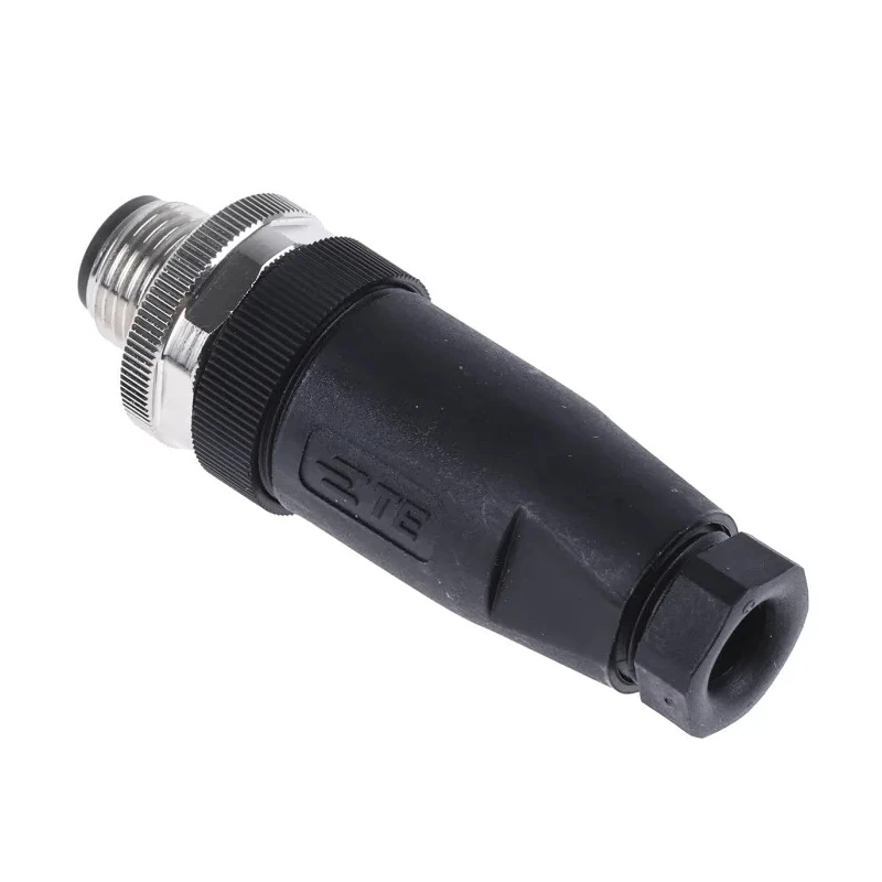 TE Connectivity Circular Connector Cable Mount, 5 Contacts, M12 Plug Male, IP67, Screw Termination, 125V T4111001051-000