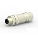TE Connectivity Industrial Circular Connector 4 Contacts Cable M12 Plug Male IP67 Brass Gold Plated T4111011041-000