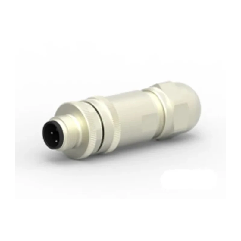TE Connectivity Circular Connector, 5 Contacts, Cable Mount, M12 Size, Plug Male, IP67, Brass Housing, Gold T4111011051-000