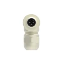 TE Connectivity Circular Connector M12, 4 Contacts, Cable Mount, Plug, Male, IP67, 250V, 4A, T4113012041-000