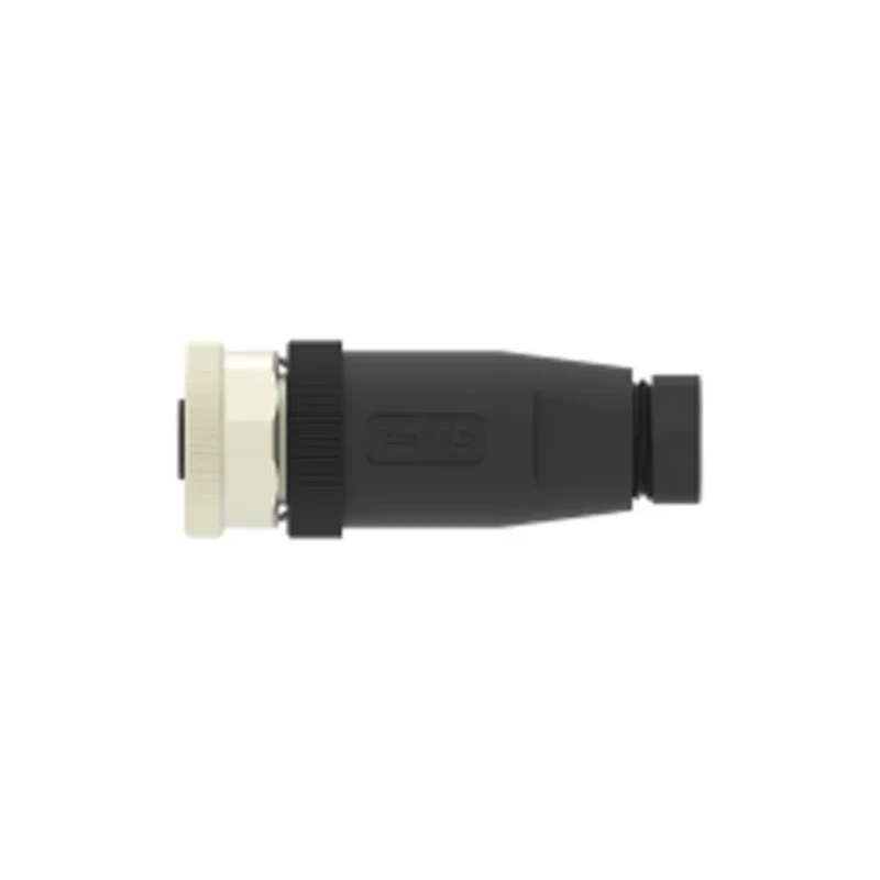 TE Connectivity Circular Connector 5 Contacts Cable M12 Connector Socket Female IP67 Nylon Housing 125V 4A T4110401051-000