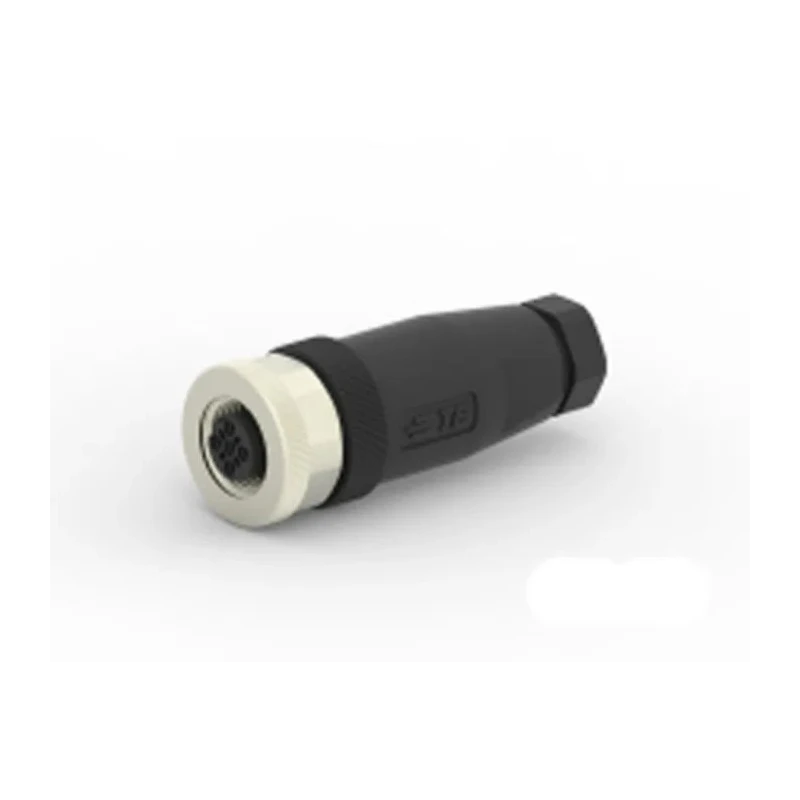 TE Connectivity Circular Connector 5 Contacts Cable M12 Socket Female IP67 Nylon Housing 125V 4A T4110402051-000