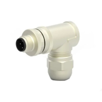 TE Connectivity Industrial Circular Connector, 4 Contacts, Cable Mount, M12 Size, Plug Male, IP67 Rated T4113512041-000