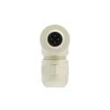 TE Connectivity Industrial Circular Connector, 4 Contacts, Cable Mount, M12 Size, Plug Male, IP67 Rated T4113512041-000