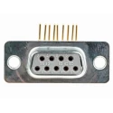 RS PRO 9 Way Right Angle Through Hole D-Sub Connector Female 2.74 mm Pitch 750V 5A 472-685