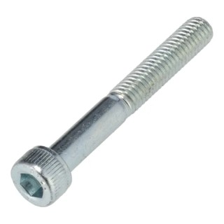 RS PRO Bright Zinc Steel Hex Socket Cap Screw, Hex Drive, M6 x 45 mm Threaded Fastener 124-7271