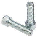 RS PRO Bright Zinc Steel Hex Socket Cap Screw, Hex, M12 x 45 mm 124-7295