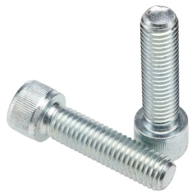 RS PRO Bright Zinc Steel Hex Socket Cap Screw, Hex, M12 x 45 mm 124-7295
