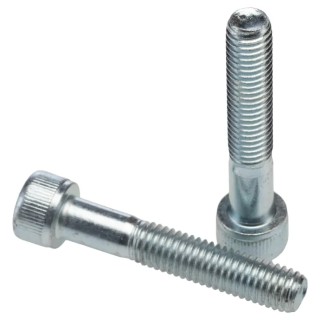 RS PRO Bright Zinc Steel Hex Socket Cap Screw M8 x 45 mm Steel Material DIN 912 Standard 124-7275