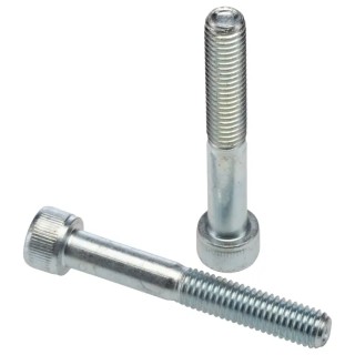 RS PRO Bright Zinc Steel Hex Socket Cap Screw, Hex, M8 x 55 mm 124-7276