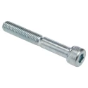 RS PRO Bright Zinc Steel Hex Socket Cap Screw, Hex, M8 x 55 mm 124-7276