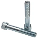 RS PRO Bright Zinc Steel Hex Socket Cap Screw, Hex, M12 x 70 mm 124-7299