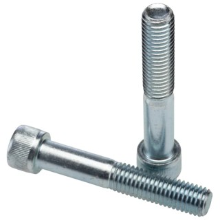 RS PRO Bright Zinc Steel Hex Socket Cap Screw, Hex, M12 x 70 mm 124-7299