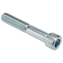 RS PRO Bright Zinc Steel Hex Socket Cap Screw, Hex, M12 x 70 mm 124-7299