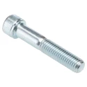 RS PRO Bright Zinc Steel Hex Socket Cap Screw, Hex Drive, Thread M12, Length 65mm 124-7298